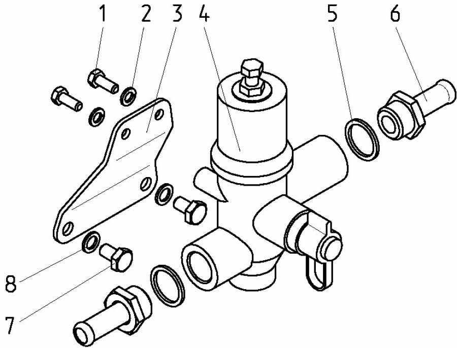 Регулятор давления («БЕЛАРУС-310.3/320/320.3/320.4») (3512)