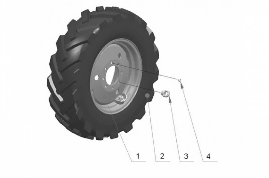 Колеса задние ведущие («БЕЛАРУС-310.3/320/320.3/320.4/321») (3107)