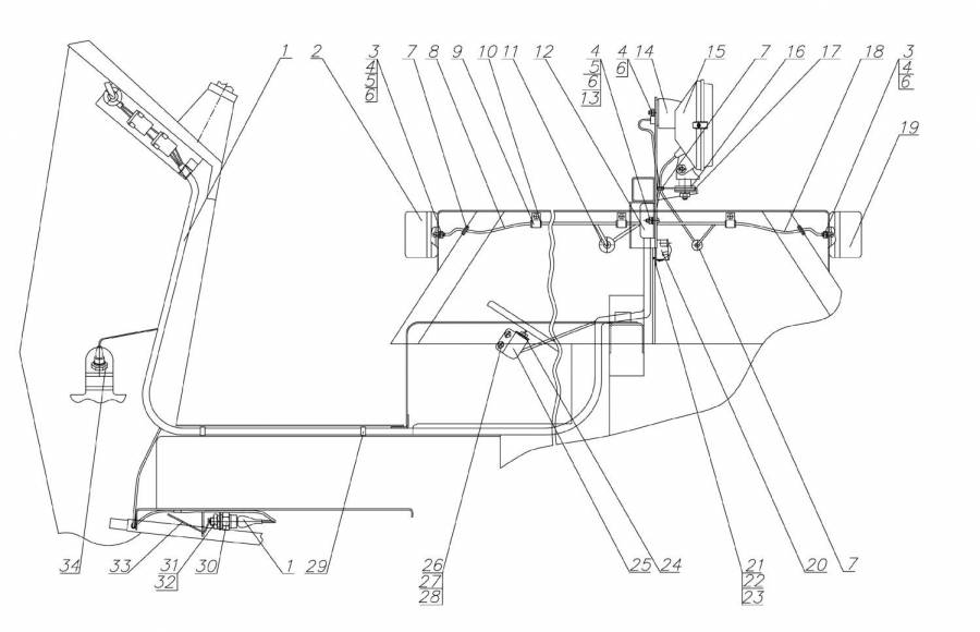 Электрооборудование кабины («БЕЛАРУС-310Р/320Р/321») (3700)