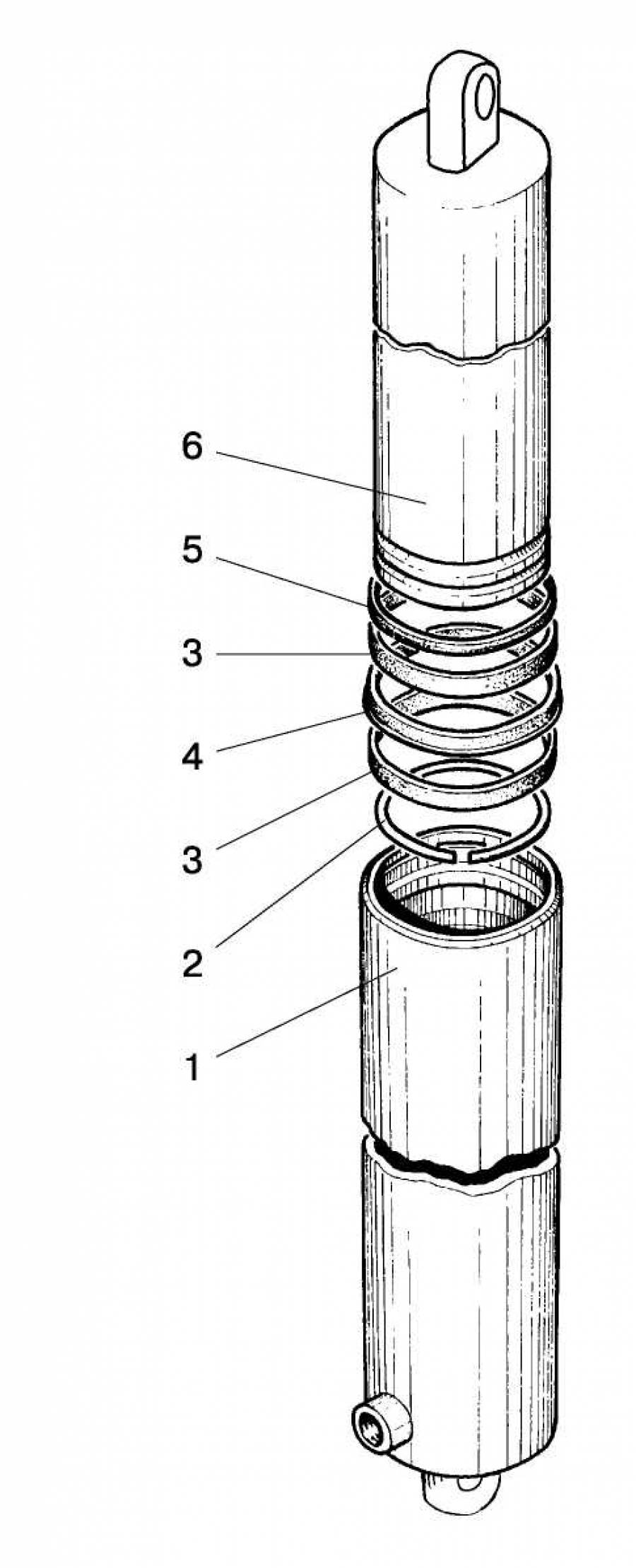 Цилиндр гидроподъемника (4635)