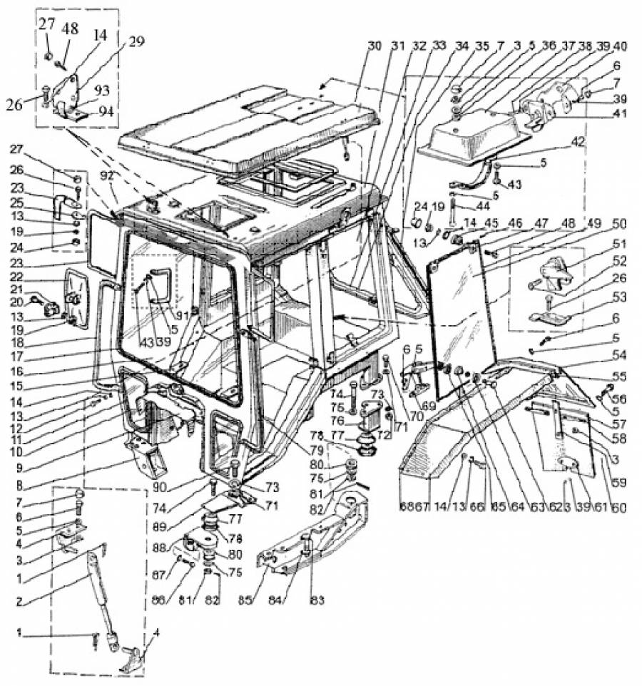 Кабина трактора I (6700)