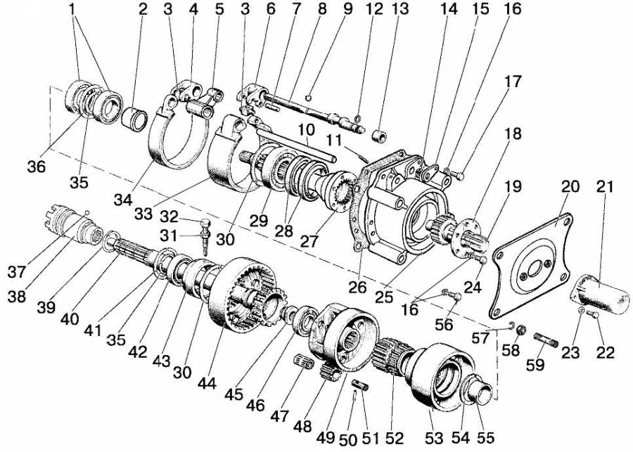 Вал отбора мощности задний 1221-4202010-А  (4202)